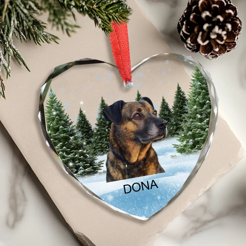 Heart Glass Ornament