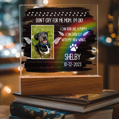 Acrylic Square On Books LED Battery